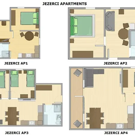 Appartement Jezerci
